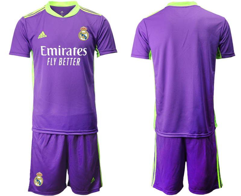 2021 Men Real Madrid purple goalkeeper soccer jerseys->women soccer jersey->Women Jersey